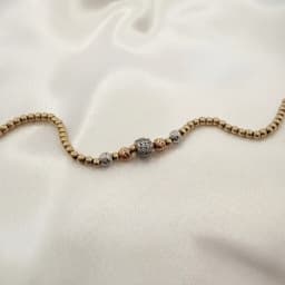 Pulsera Puntos de luz oro 10 kts 1