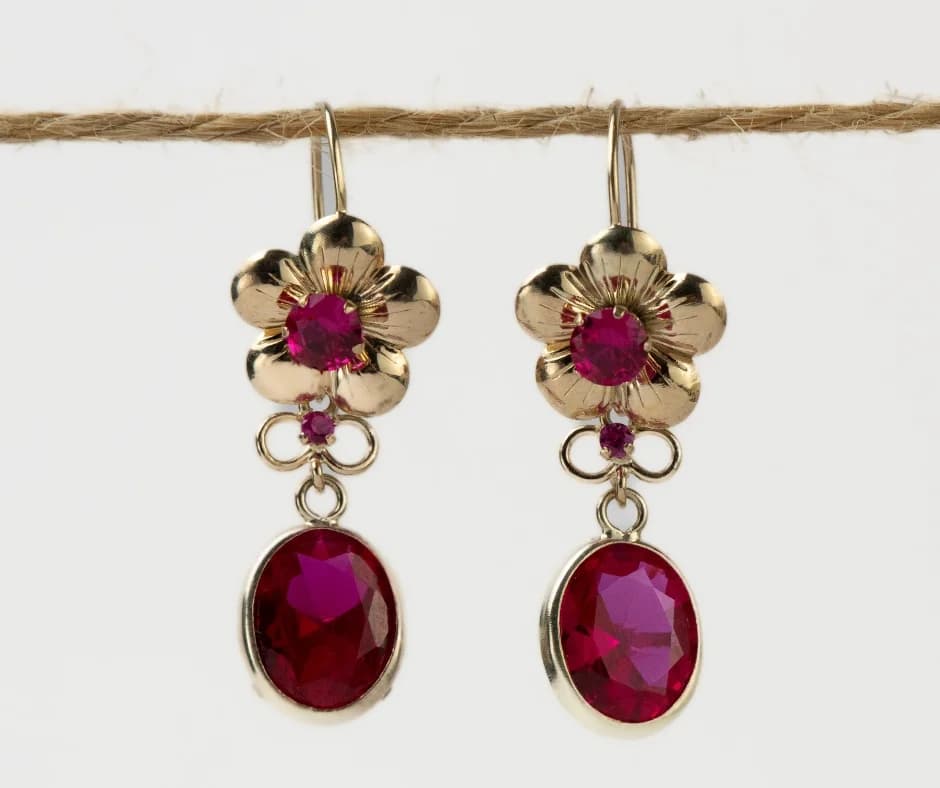 Rosa con moña Oro 10kt