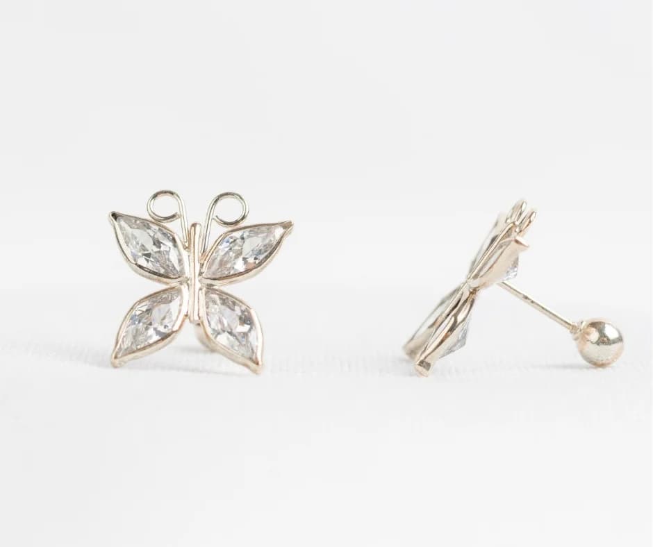 Mariposa Vanessa Oro 10 kt