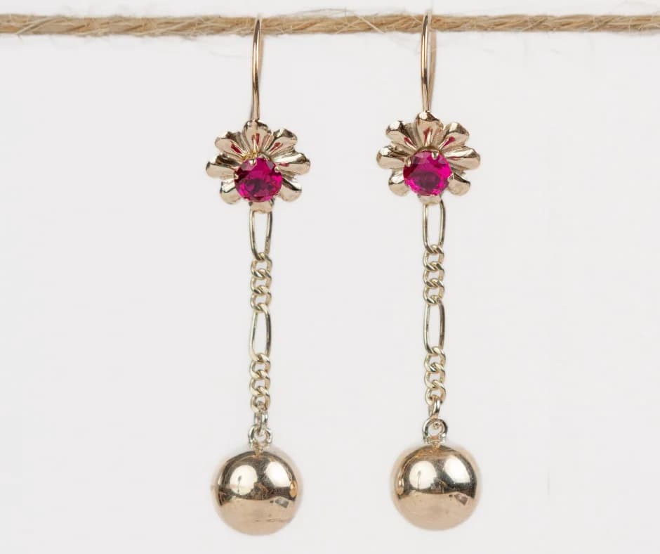 Rosa Serena con dorado 10 kt