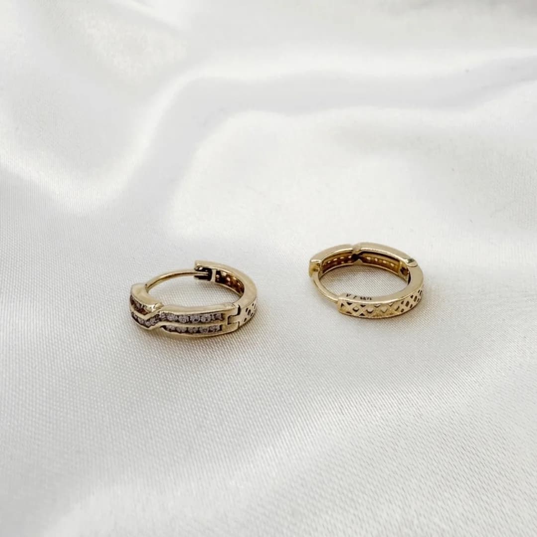 Argolla Diamantada Oro 10k